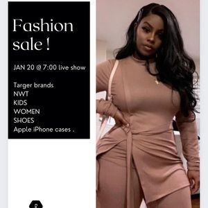 TARGET BRANDS Live show JAN 20th @5:00pm WOMEN CLOTHES, KIDS, SHOES